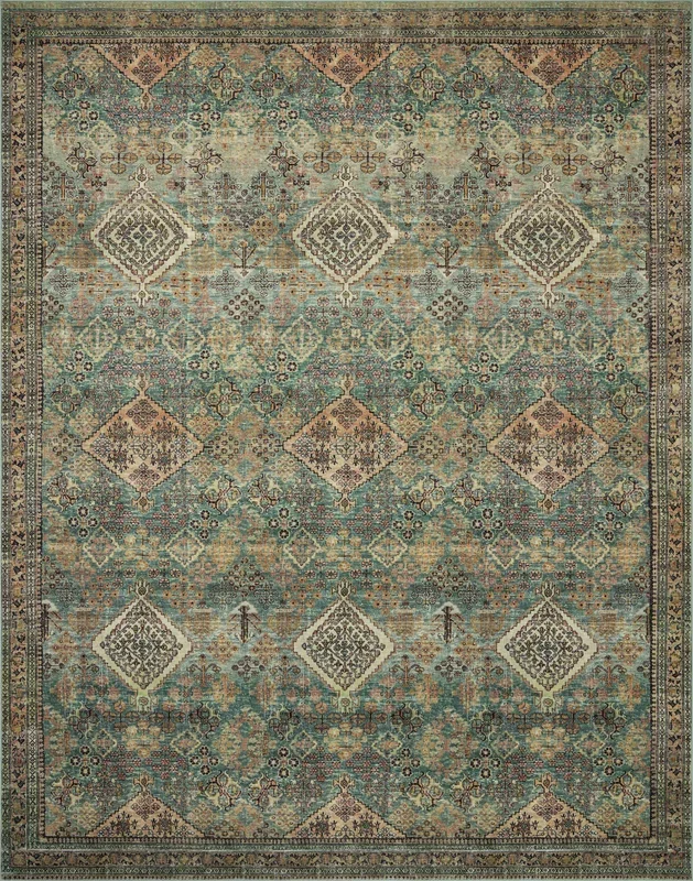 Loloi Sinclair SIN-03 Power Loomed Machine Washable Area Rug by Magnolia Home by Joanna Gaines x Loloi