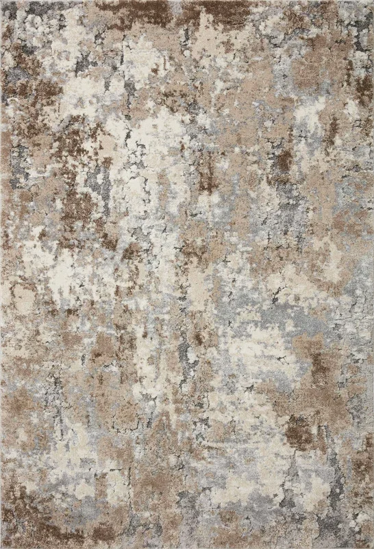 Loloi Theory THY-09 Dove Bark Traditional Power Loomed Rugs