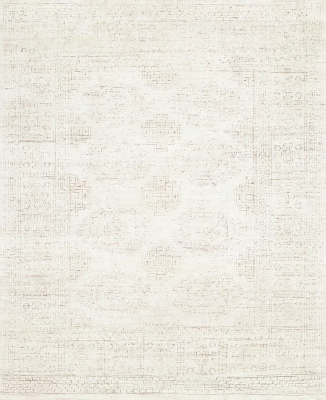 Loloi Vestige VQ-01 White Natural Transitional Hand Knotted Rug