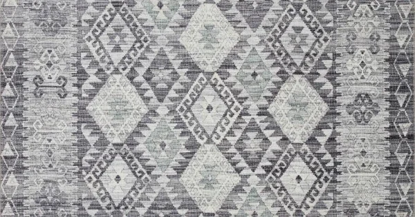 Loloi Zion ZIO-03 black / SLATE Area Rug 8 ft. 6 in. X 11 ft. 6 in. Rectangle