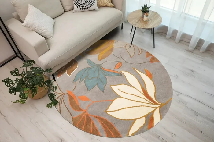 LoomBloom Multi Size Gray Hand Tufted Contemporary Floral Wool Oriental Area Rug