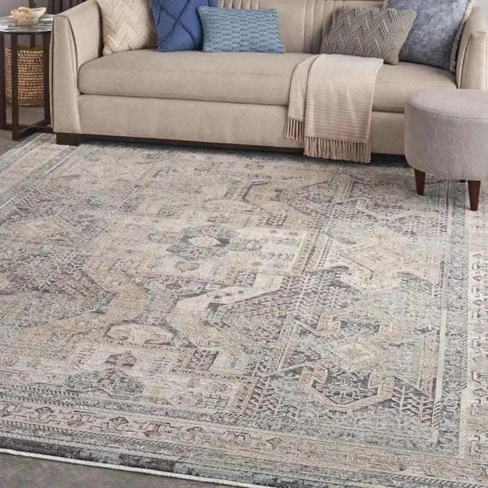 Lynx LNX01 Ivory Charcoal Rug