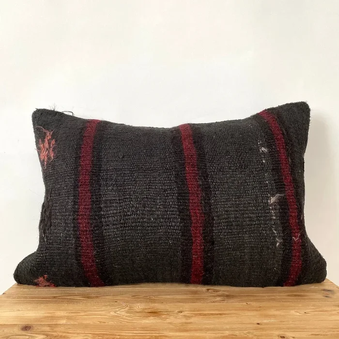 Lysette – Brown Hemp Pillow Cover
