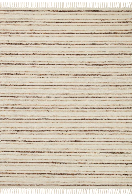 Magnolia Home by Joanna Gaines x Loloi Nico NIC-01 Ivory Natural Contemporary Hand Loomed Rug