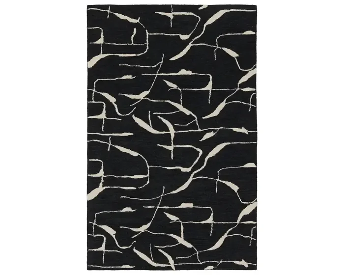 Mallino MNK01 Black/Cream Rug
