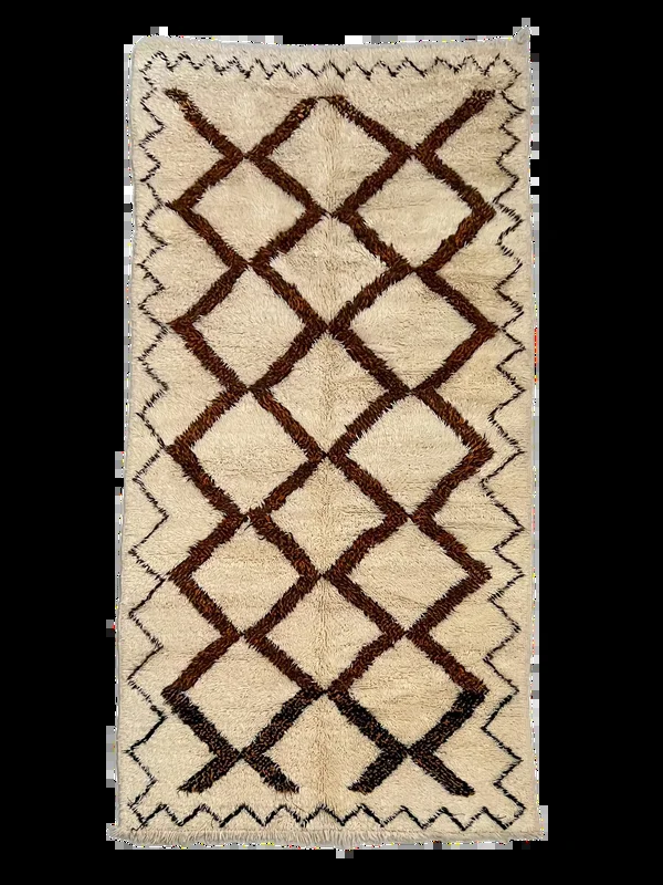 Marmoucha’s Rust Speckled Trellis Hand-Knot