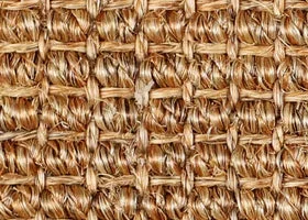 Mayan Heavy Rib Sisal small rug with Belgian Jute binding