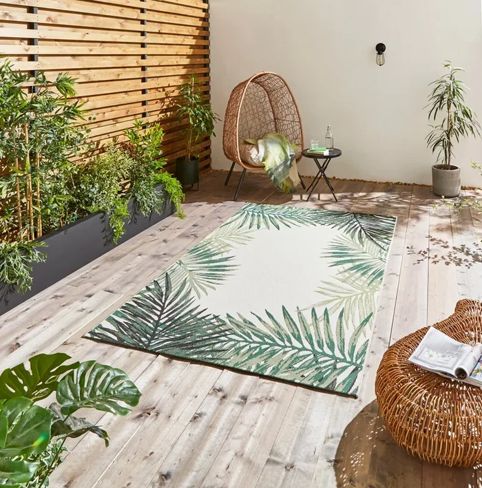Miami 19435 Light Beige Green Rug