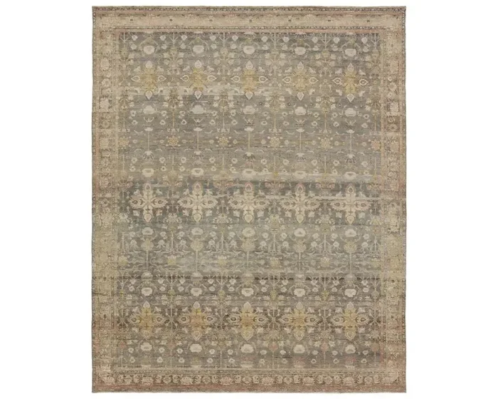 Mihret MIH06 Grey/Yellow Rug