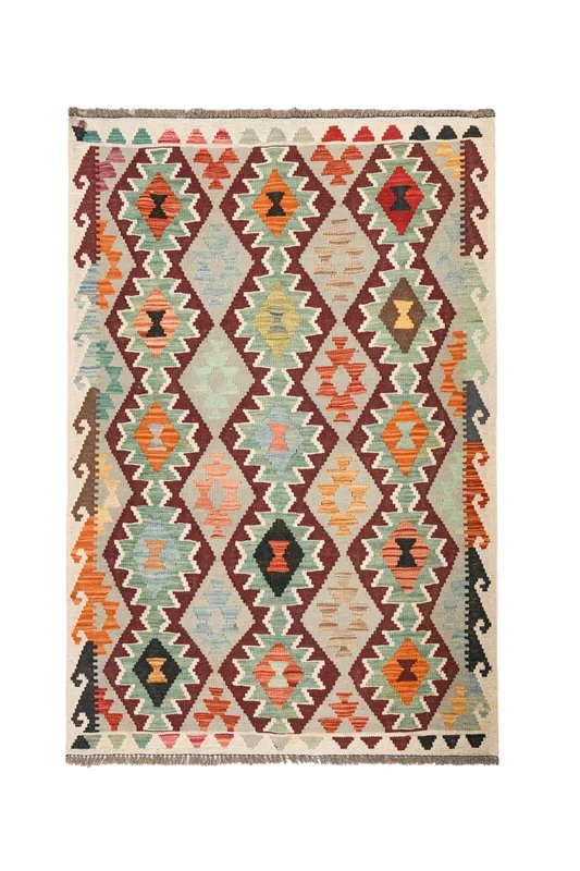 Modern Afghan Anatolian Kilim 5′ x 3’5″
