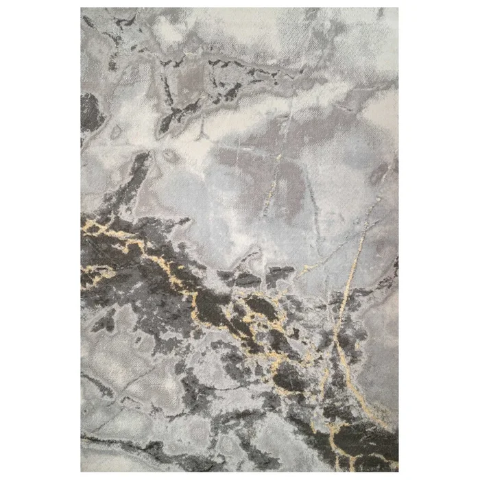 Modern Grey Marble Textured Area Rug – Strike
