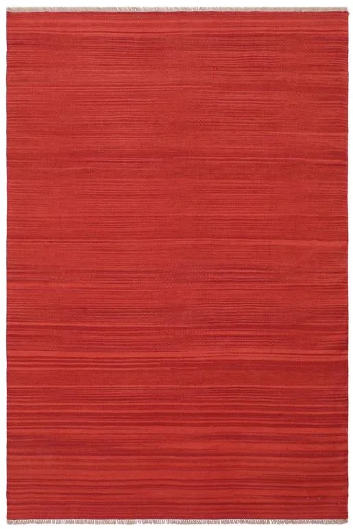 Modern Turkish Kilim Kaydence Hand-Woven Wool Rug – 5’11” x 8’10”