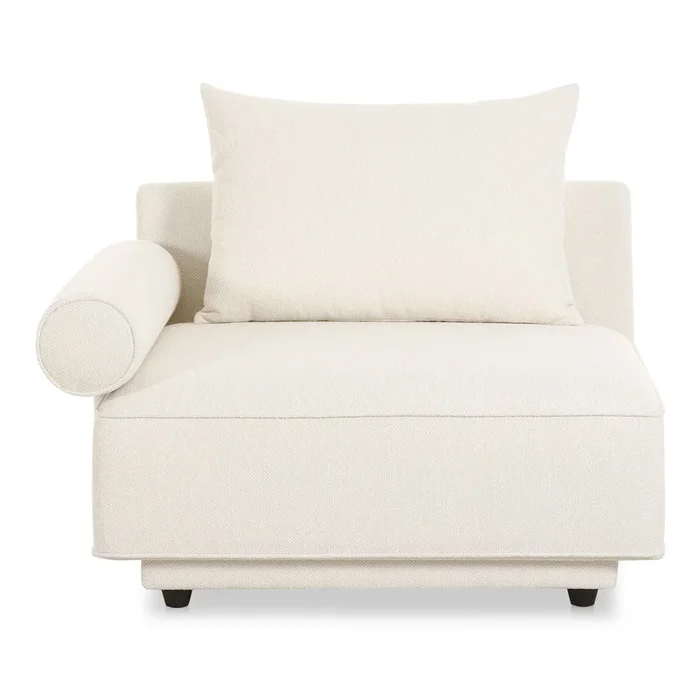 Moes Home Accent Chairs ROSELLO White Contemporary Furniture