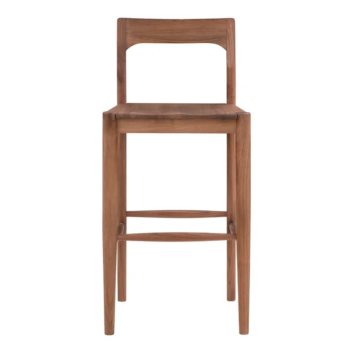 Moes Home Bar Stools Owing Brown Mid-Century Modern Furniture