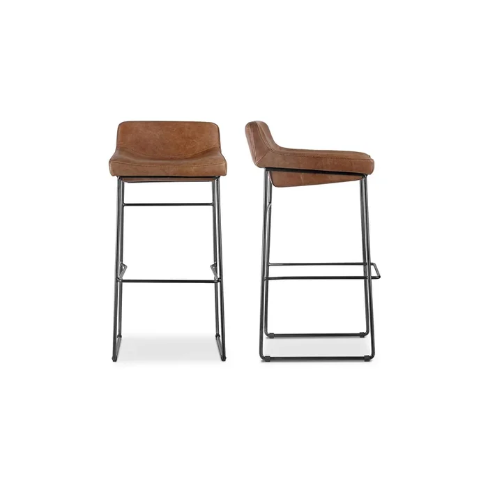 Moes Home Bar Stools Starlet Brown Contemporary Furniture