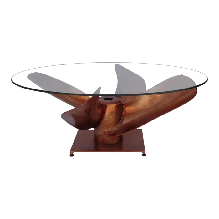 Moes Home Coffee Tables ARCHIMEDES Brown Industrial Furniture