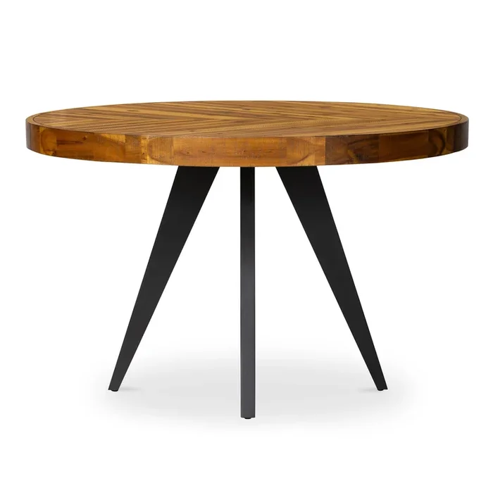 Moes Home Dining Tables Parq Brown Rustic Furniture