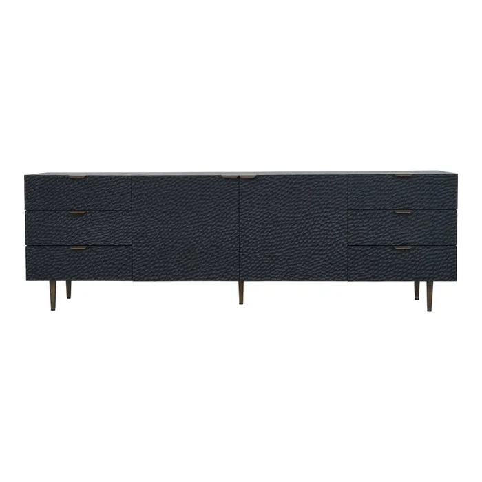 Moes Home Media Units Breu Black Contemporary Furniture