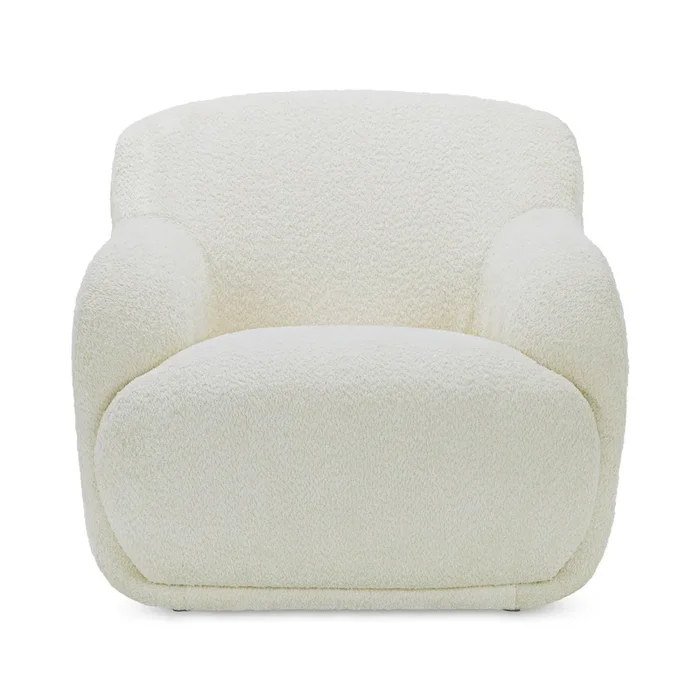 Moes Home Occasional Chairs STEVIE White Contemporary Furniture