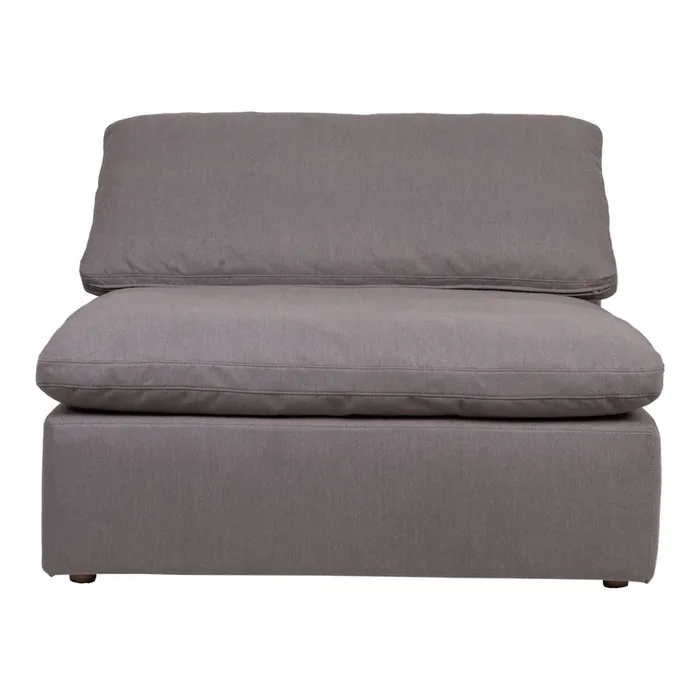 Moes Home Slipper Chairs Clay Grey Scandinavian Furniture