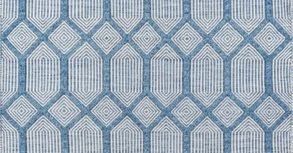 Momeni Erin Gates Langdon Lgd-4 Blue Area Rug 2 ft. X 3 ft. Rectangle