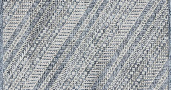 Momeni Hampton Ham-3 Blue Area Rug 2 ft. 7 in. X 7 ft. 6 in. Runner
