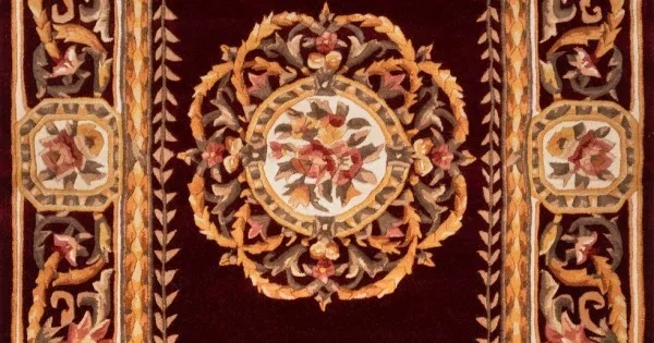 Momeni Harmony-2 Hai12 Burgundy Area Rug 6 ft. X 6 ft. Octagon