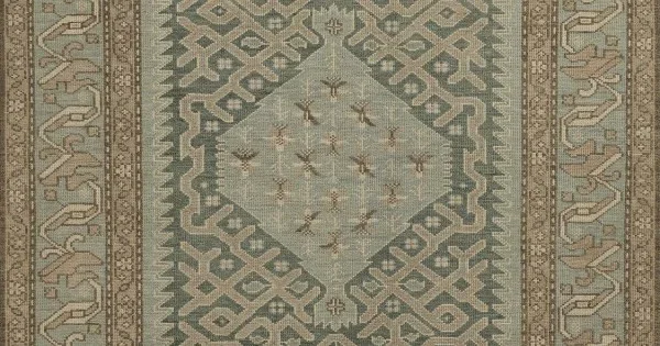 Momeni Nomad Light Blue NOM-8 5 ft. X 8 ft. Rect. Rug