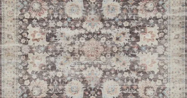 Momeni Sultana Brown SLT-1 5 ft. X 8 ft. Rect. Rug