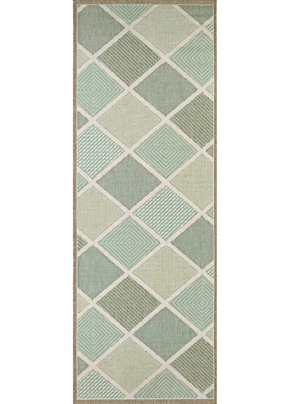 MONACO 2470 POWER-LOOMED Synthetic Blend Indoor/Outdoor Area Rug By Couristan Rugs