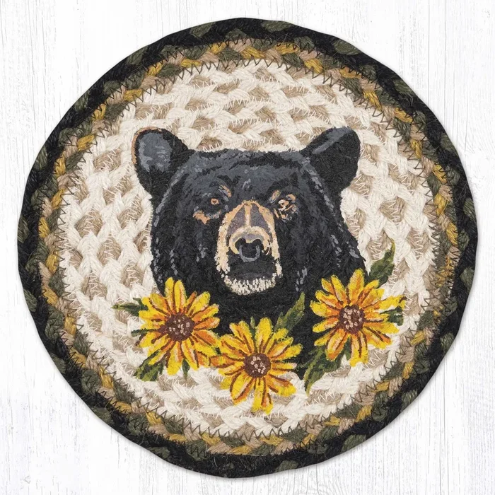 MSPR-116 Bear Floral 10″ Trivet