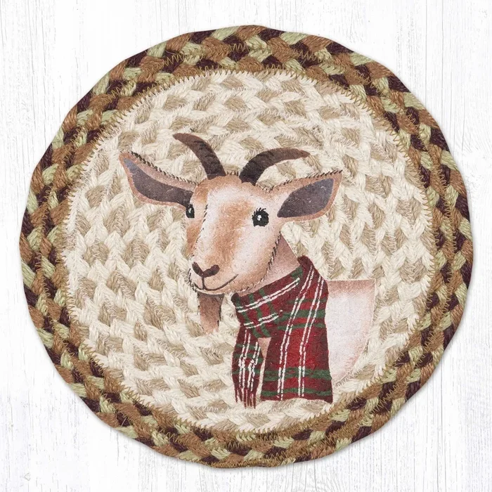 MSPR-413 Winter Goat 10″ Trivet