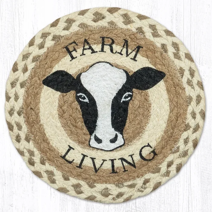 MSPR-658 Farm Living Cow 10″ Trivet