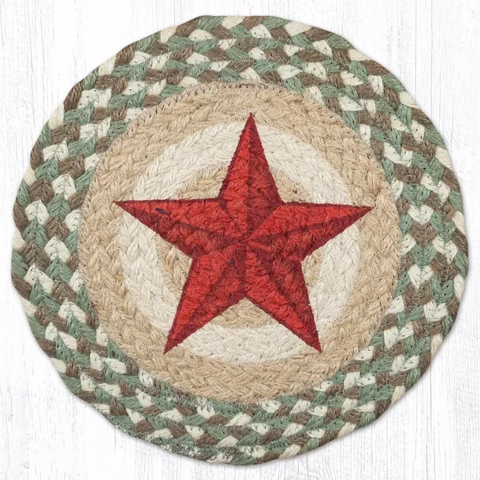 MSPR-660 Red Barn Star 10″ Trivet