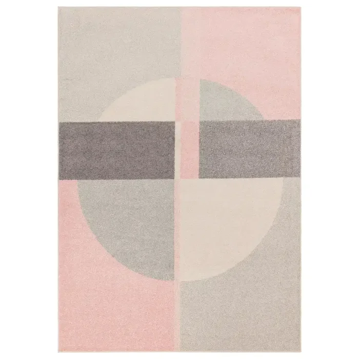 Muse MU21 Pink Circle Rug