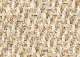 Natural Herringbone Sisal small rug with Oriental Ecru Cotton binding