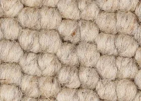 New York Woven Wool Runner with Belgian Natural Chenille binding