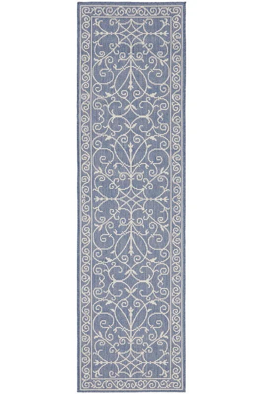 Newport Romy Blue Runner Rug