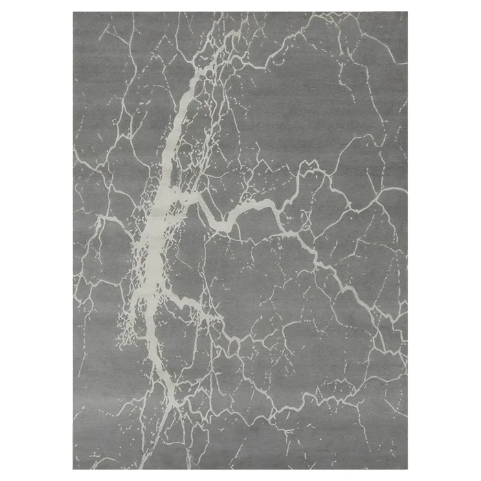 Noor Collection Hand-knotted Area Rug #FC5102GYBGMM