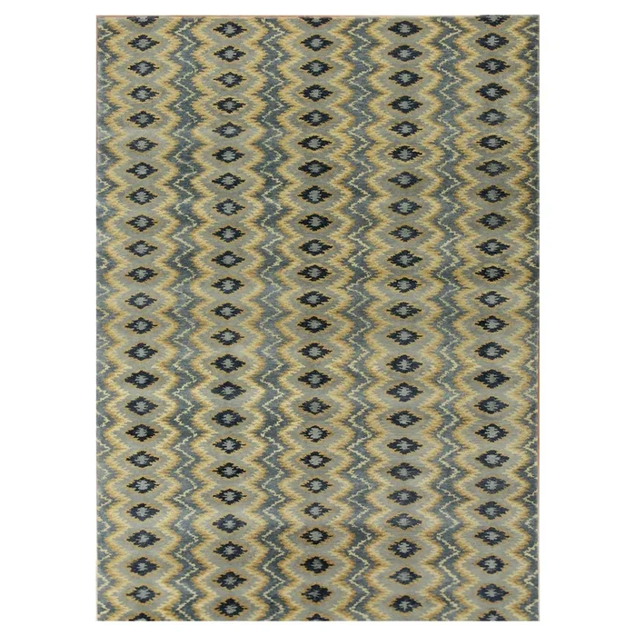Noor Collection Hand-knotted Area Rug #NC5167BLYLMM