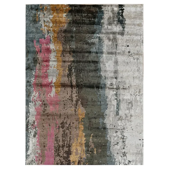 Noor Collection Hand-knotted Area Rug #NC5197BGBRMM