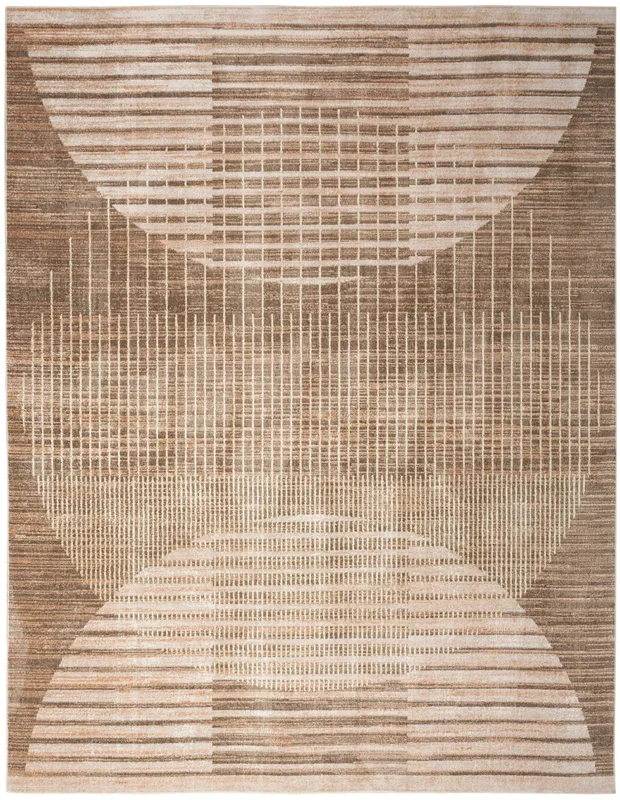 Nourison Home Astra Machine Washable ASW03 Latte Contemporary Power-loomed Rug