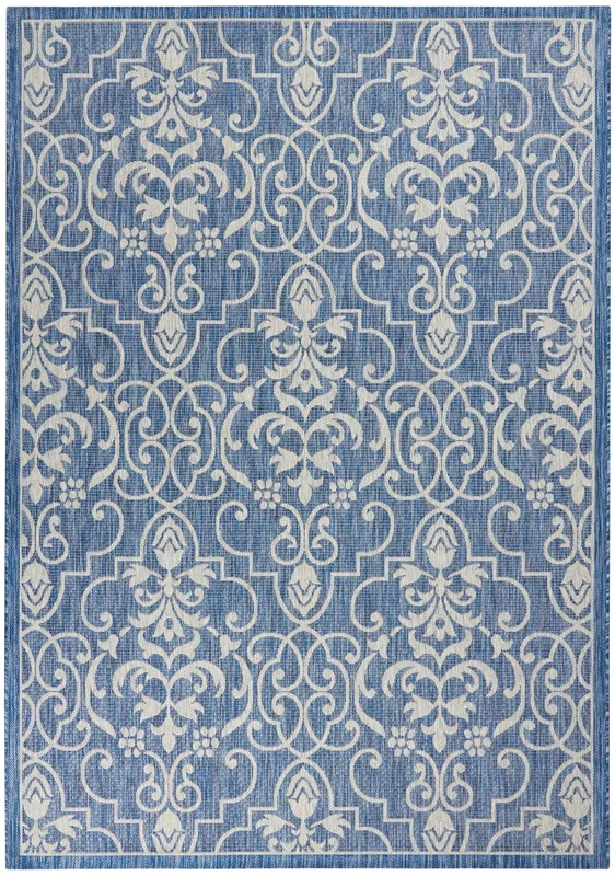 Nourison Home Country Side CTR04 Denim Transitional Power-loomed Rug