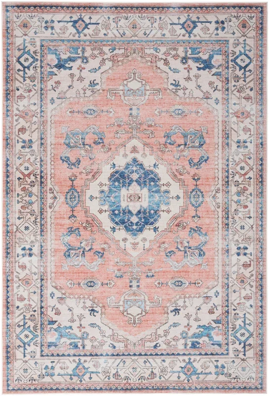 Nourison Home Fulton FUL11 Coral Traditional Power-loomed Rug
