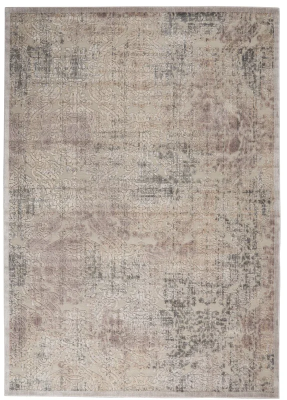 Nourison Home Graphic Illusions GIL09 Grey Transitional Power-loomed Rug