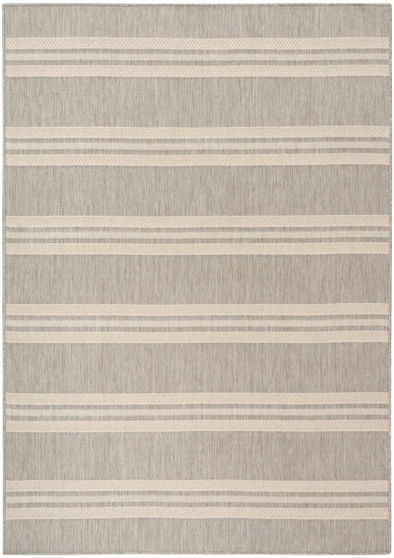 Nourison Home Horizon Indoor/Outdoor HOZ05 Grey Contemporary Power-loomed Rug