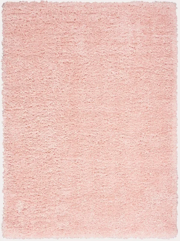 Nourison Home Lush Shag LSS01 Blush Contemporary Power-loomed Rug