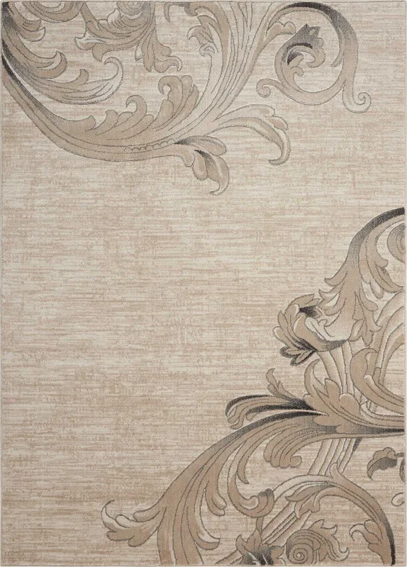 Nourison Home Maxell MAE05 Mocha Contemporary Power-loomed Rugs
