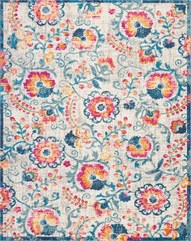 Nourison Home Passion PSN19 Ivory Transitional Power-loomed Rugs