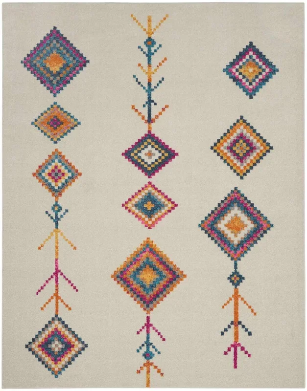Nourison Home Passion PSN46 Ivory Multi Transitional Power-loomed Rugs